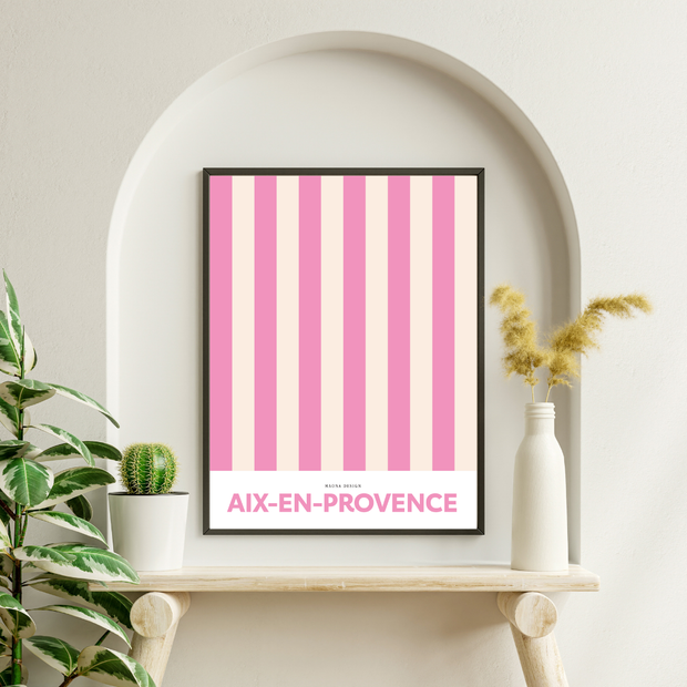 Affiche Aix-en-Provence par Maona Design