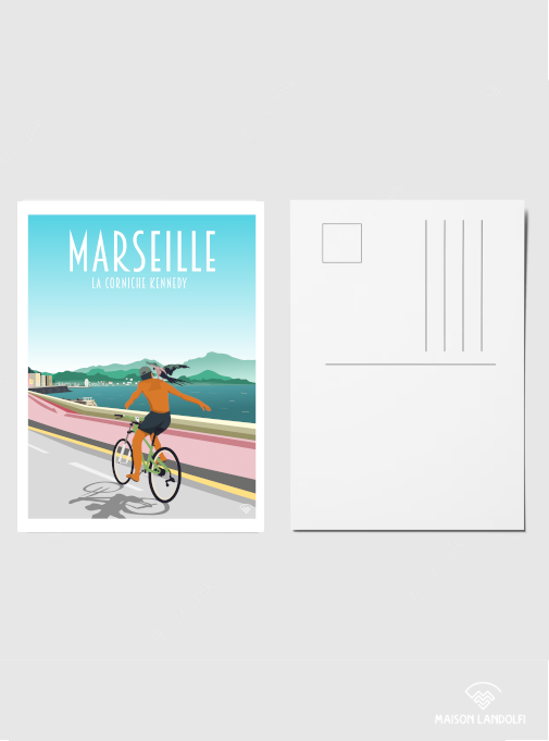 Lot 10 cartes postales Marseille