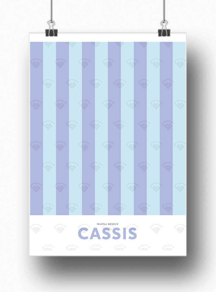 Affiche Cassis par Maona Design