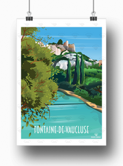 Affiche Fontaine-de-Vaucluse