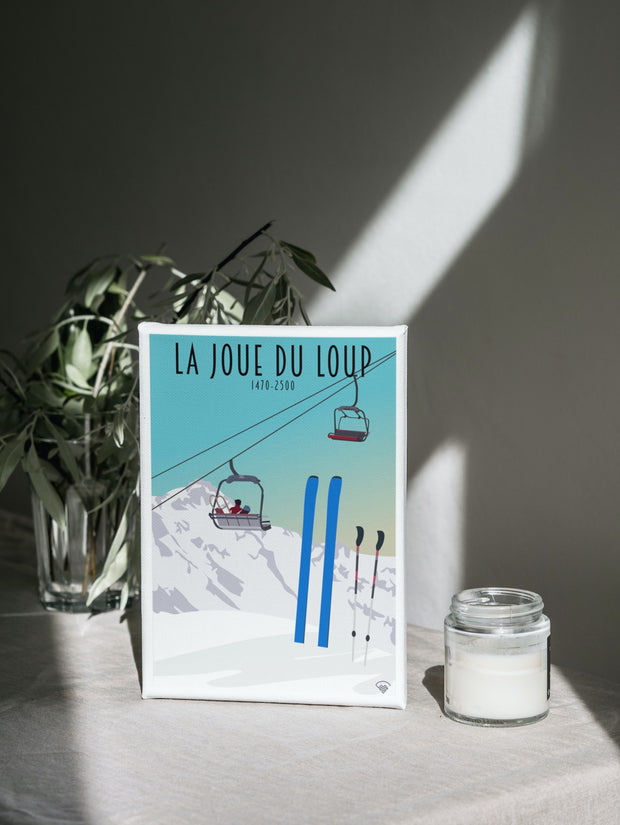 Affiche La Joue du Loup - Skis