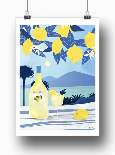 Affiche Limoncello par Maona Design