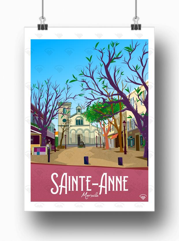 Affiche Marseille - Sainte-Anne