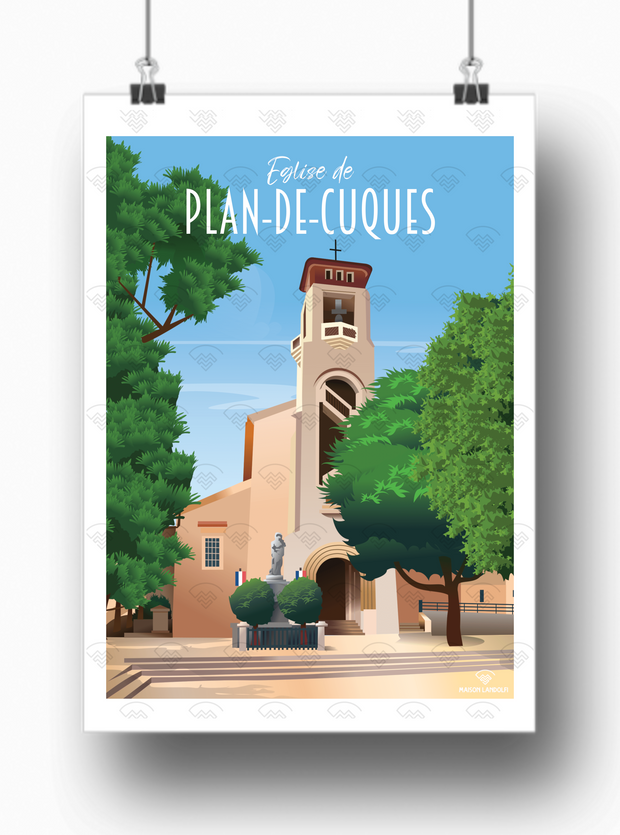 Affiche Plan-de-cuques - Eglise