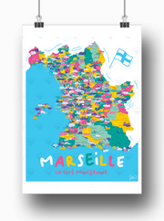 Affiche Marseille par Sté !