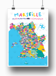 Affiche Marseille par Sté !