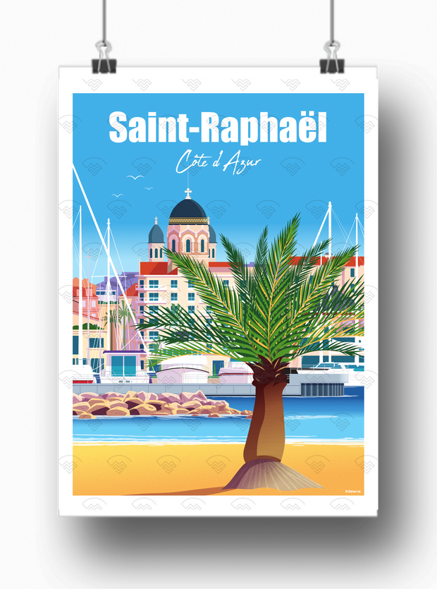 Affiche Saint-Raphaël par Raphael Delerue