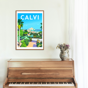 Affiche Corse - Calvi de jour par Christophe Williart