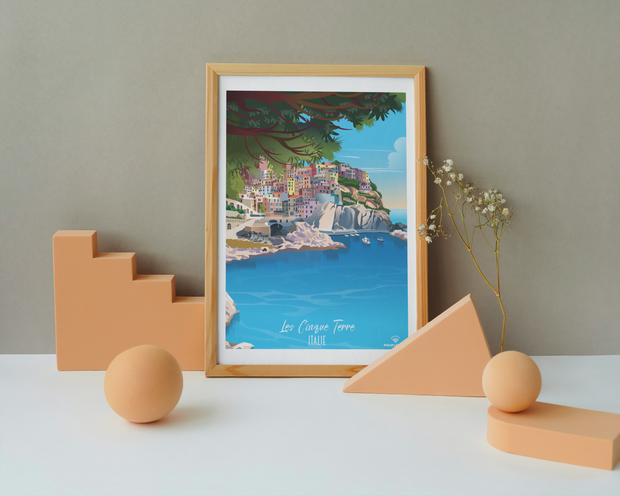 Affiche Les Cinque Terre