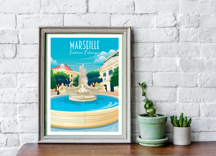 Affiche Marseille - Estrangin