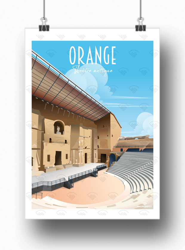 Affiche Orange - Théâtre antique