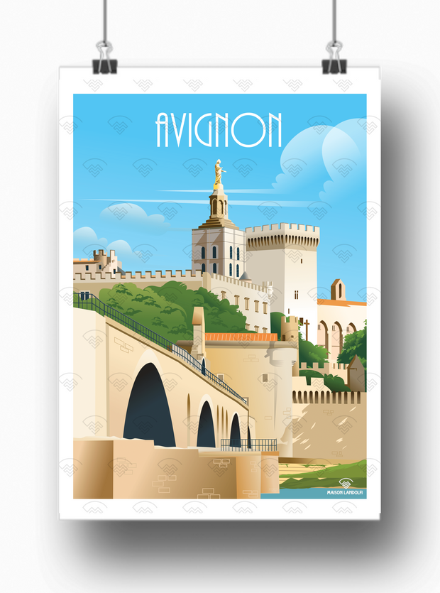 Affiche Avignon