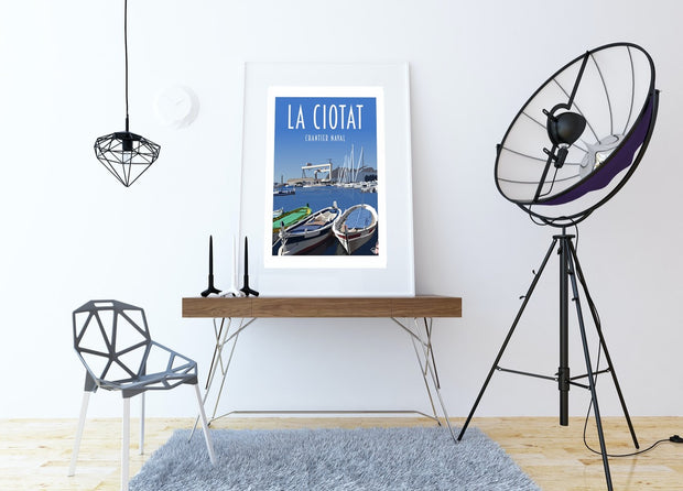 Affiche La Ciotat - Le Chantier Naval