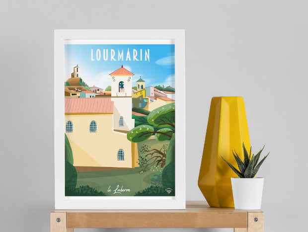 Affiche Lourmarin